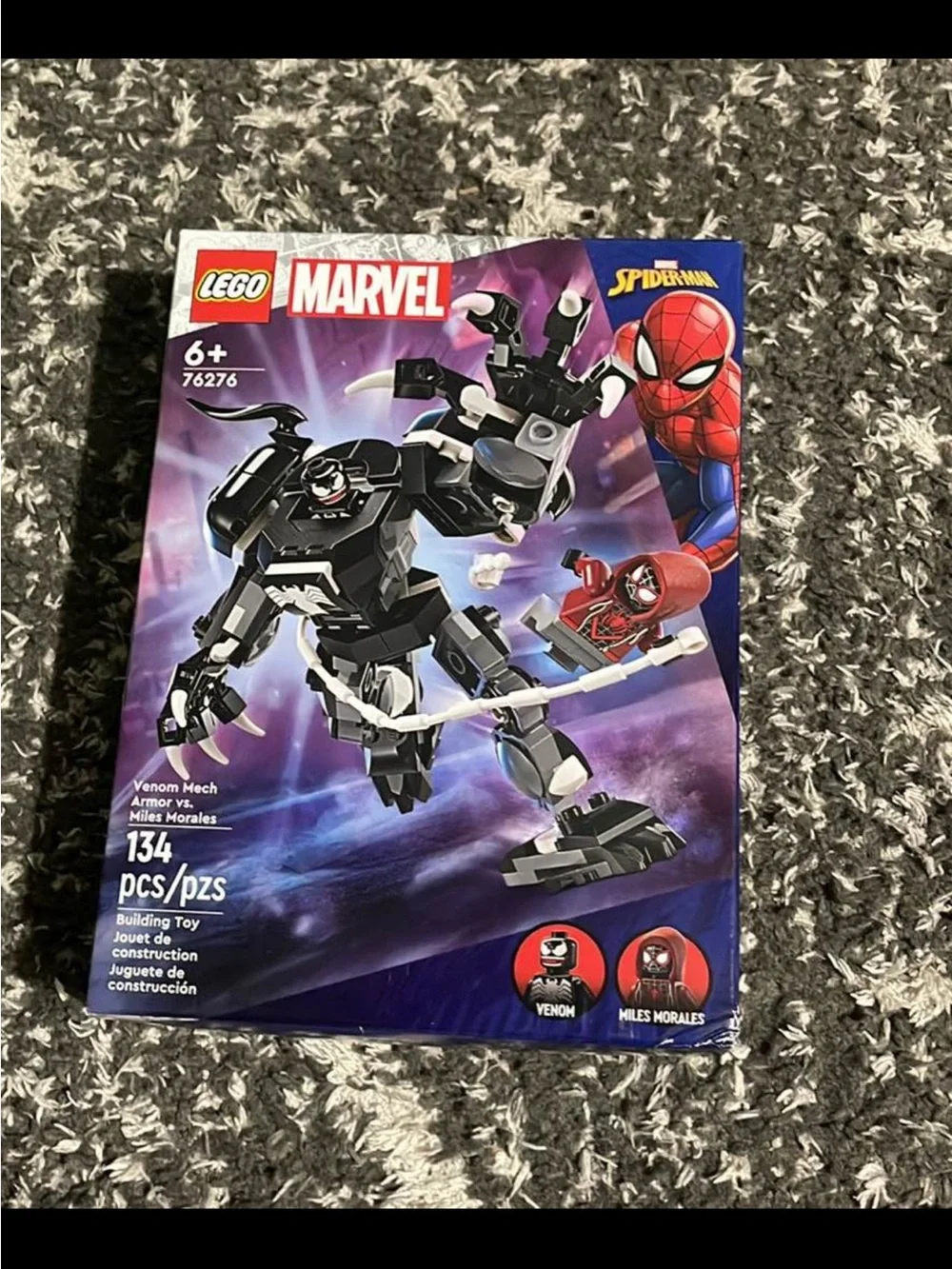 Lego 76276 venom mech vs miles morales